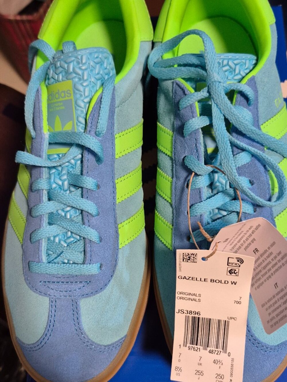 ADIDAS Gazelle Bold Sneakers - Size 8.5 US.  NWT